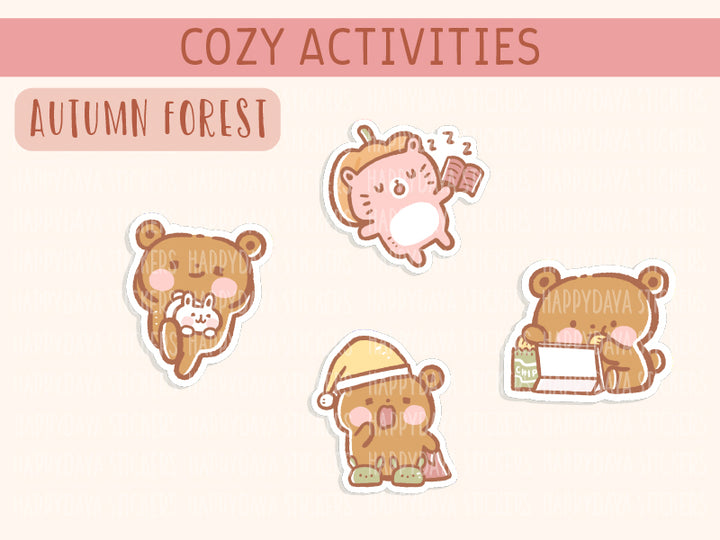 KIT25 (Autumn Forest) Sheet6 Cozy activities