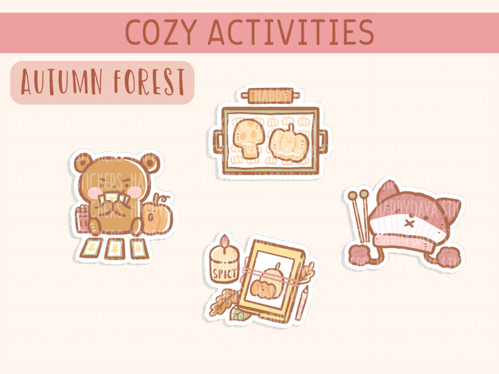 KIT25 (Autumn Forest) Sheet7 Cozy activities