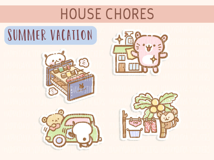 KIT28 (Summer Vacation) Sheet5 House chores