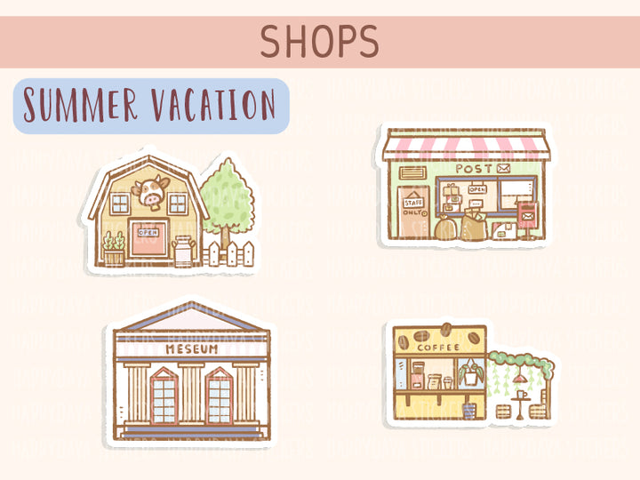 KIT28 (Summer Vacation) Sheet8 Shops