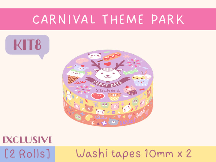 KIT08 Carnival Theme park -Exclusive, 2 Rolls