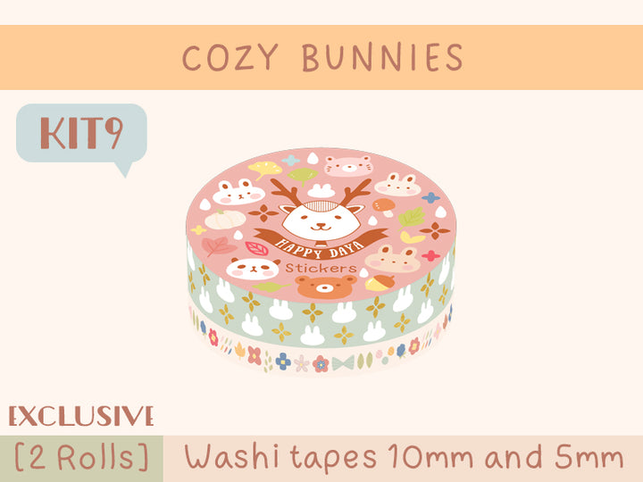 KIT09 Cozy Bunnies - Exclusive, 2 Rolls
