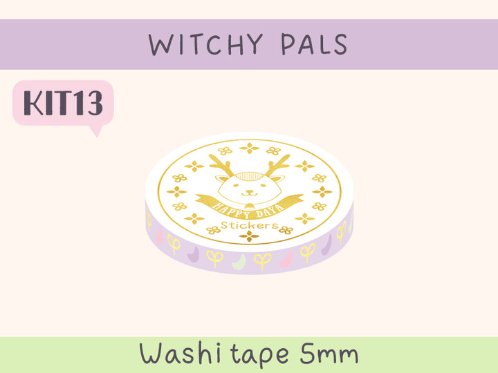 KIT13 Witchy Pals - Former Subscription washi tapes