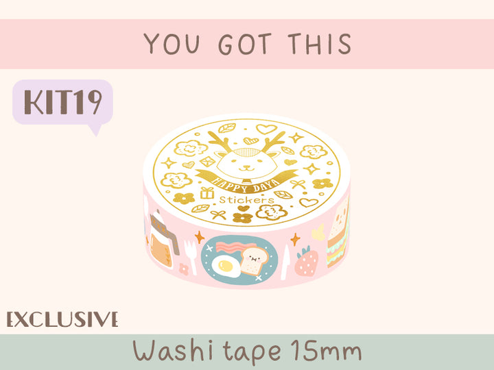 KIT19 You got this - Exclusive, Pink washi tape