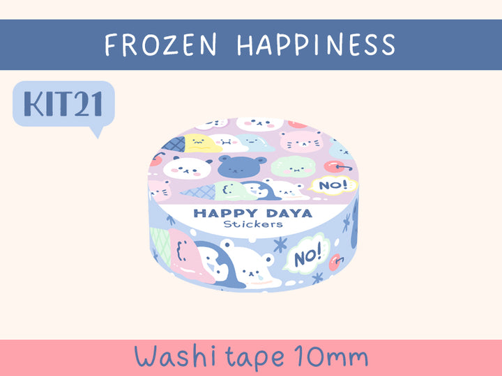 KIT21 Frozen Happiness - Former Subscription washi tapes
