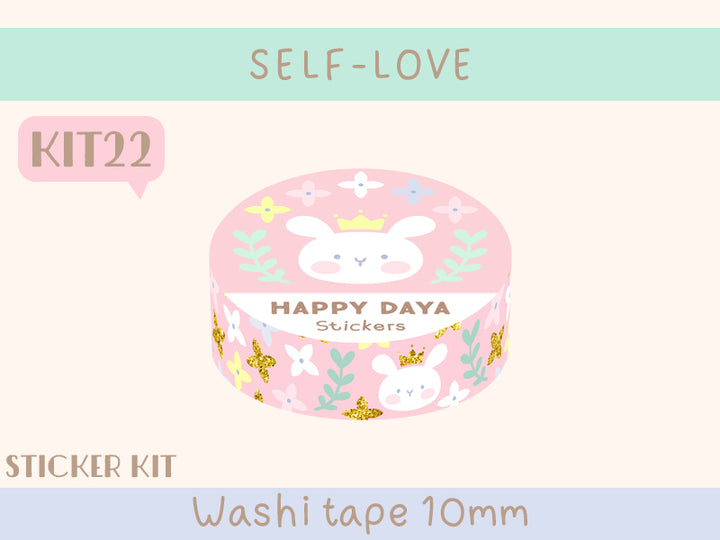 KIT22 Self Love - Exclusive, Pink washi tape