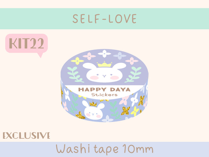 KIT22 Self Love - Exclusive, Blue washi tape