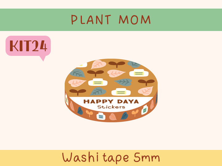 KIT24 Plant Mom - Exclusive, Former Subscription washi tapes