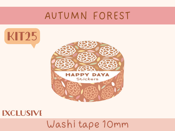 KIT25 Autumn Forest - Exclusive, Brown washi tape