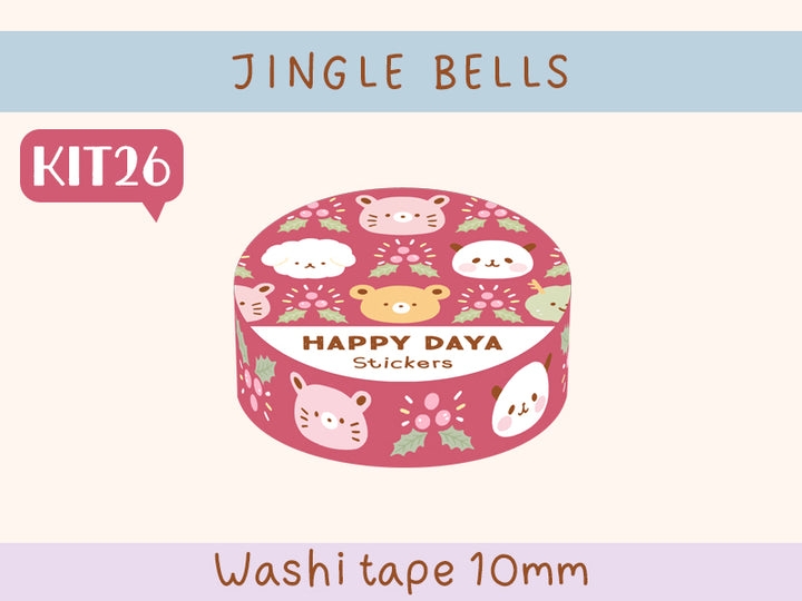 KIT26 Jingle Bells - Former Subscription washi tapes