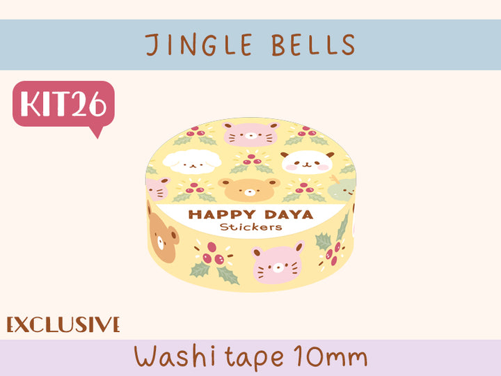 KIT26 Jingle Bells - Exclusive, Yellow washi tape