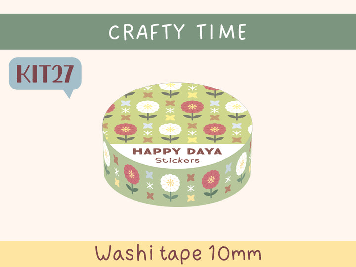 KIT27 Crafty Time - Former Subscription washi tapes