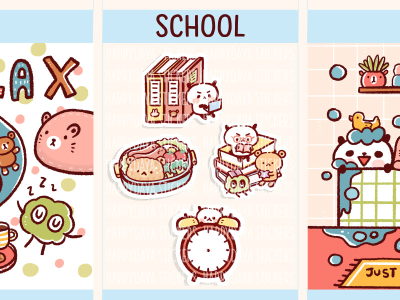 MS119 School related assorted stickers – HappyDAYA