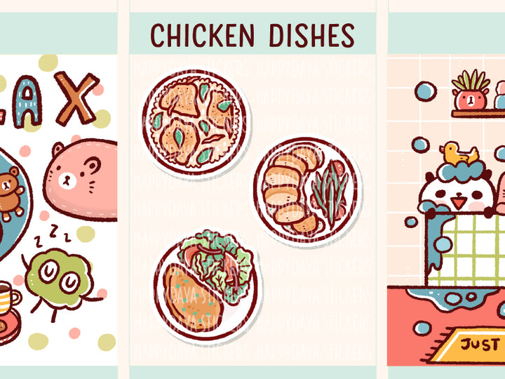 PD128 Chicken dishes