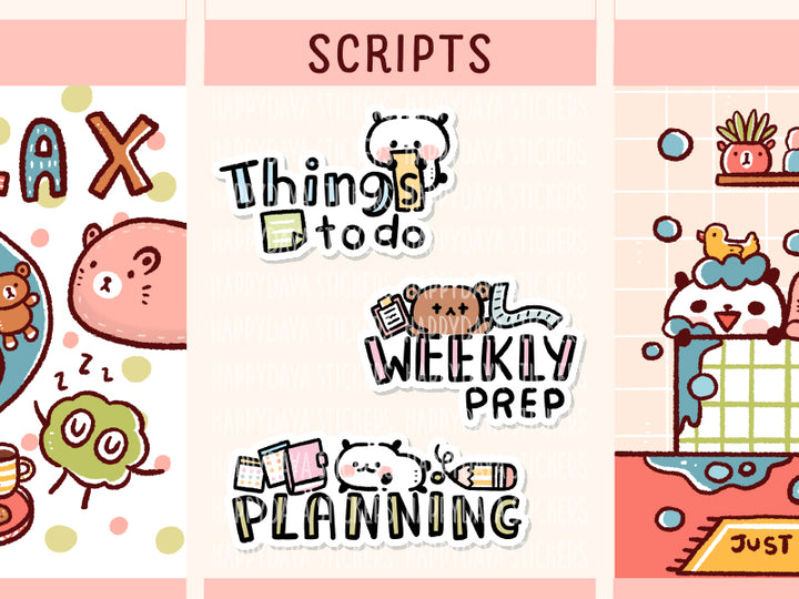 SC016 Things to do, Weekly Prep, Planning scripts