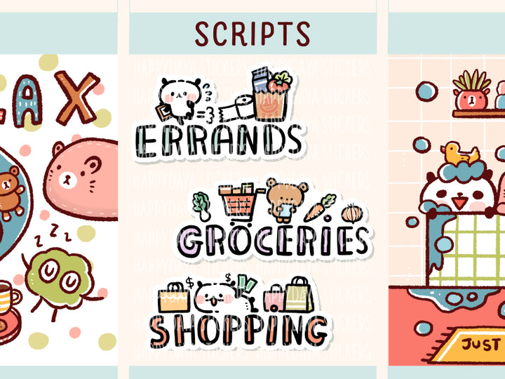 SC017 Errands, Groceries, Shopping scripts