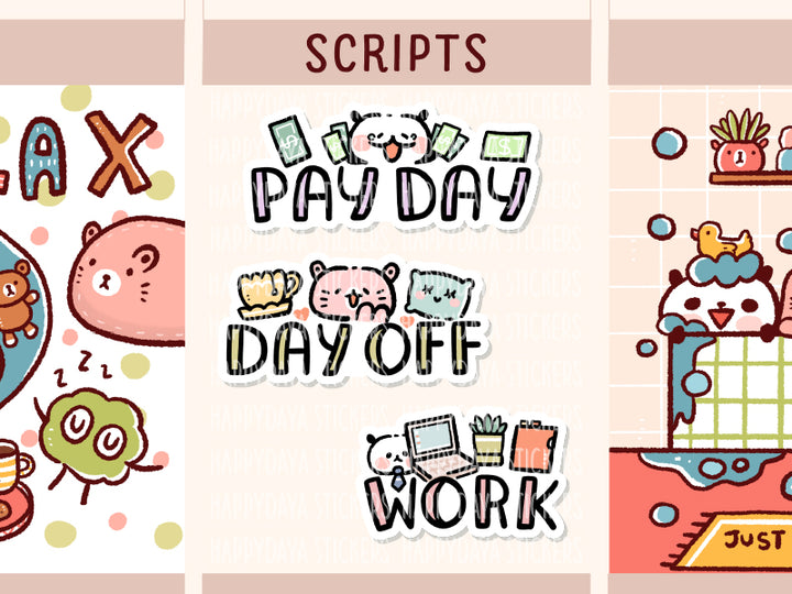 SC019 Pay day, Day off, Work