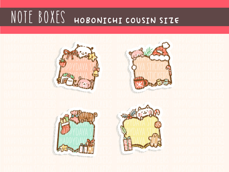 SS115 Christmas note boxes – HappyDAYA