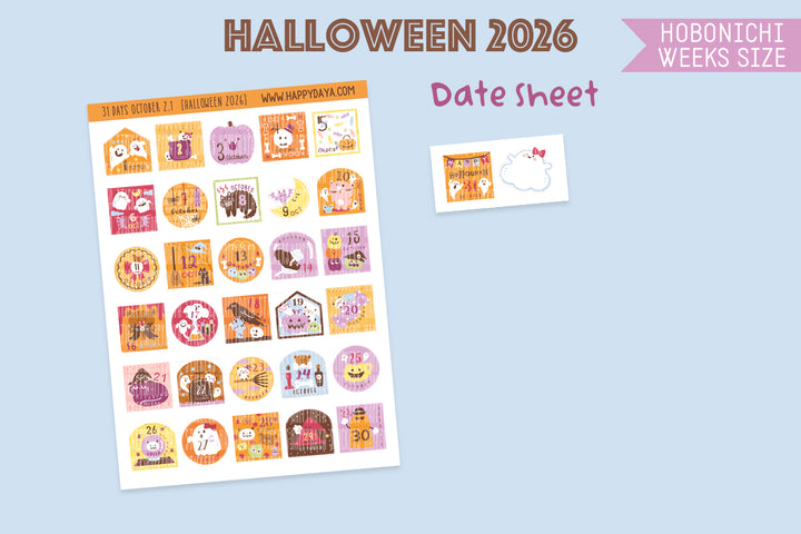 Halloween party - 31 Days October (Hobonichi Weeks)