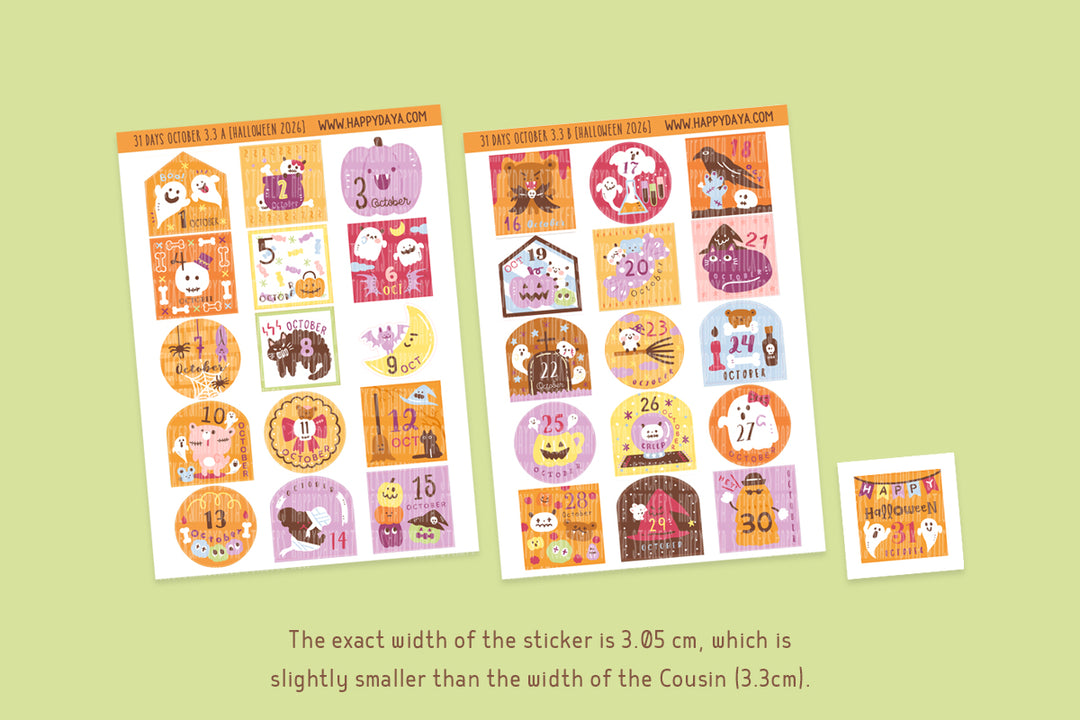 Halloween party - 31 Days October (Hobonichi Cousin)