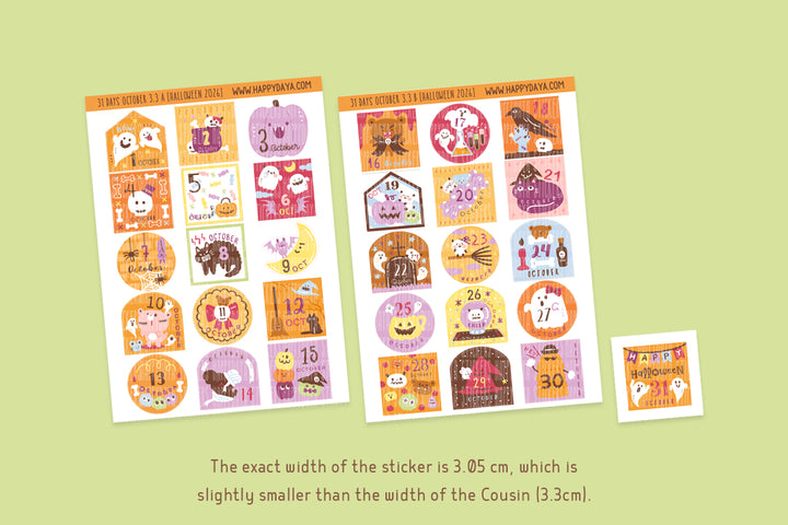 Halloween party - 31 Days October (Hobonichi Cousin)