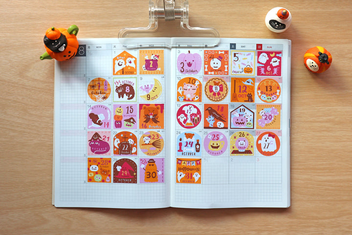 Halloween party - 31 Days October (Hobonichi Cousin)