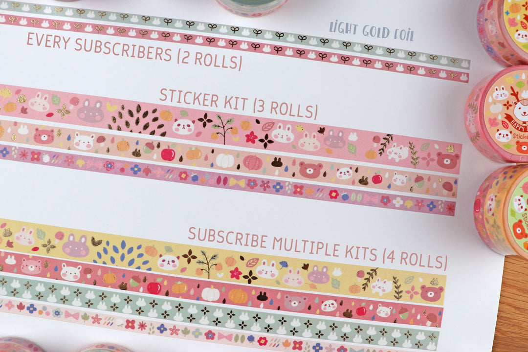 KIT09 Cozy Bunnies - Exclusive, 2 Rolls