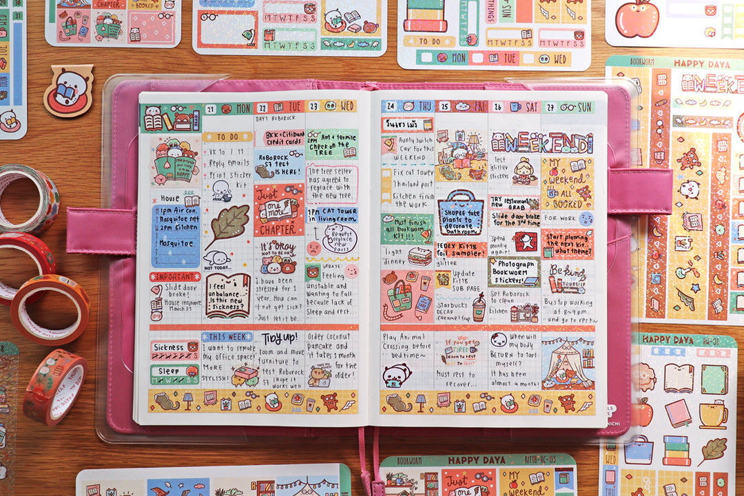 Bookworm Samples (USA only) KIT18 Bookworm kit – HappyDAYA
