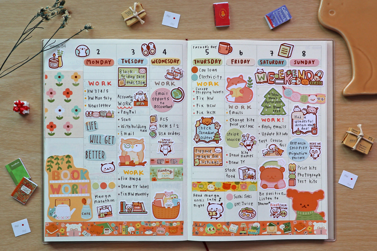 (USA only) KIT31 Frosty Bookworm – HappyDAYA