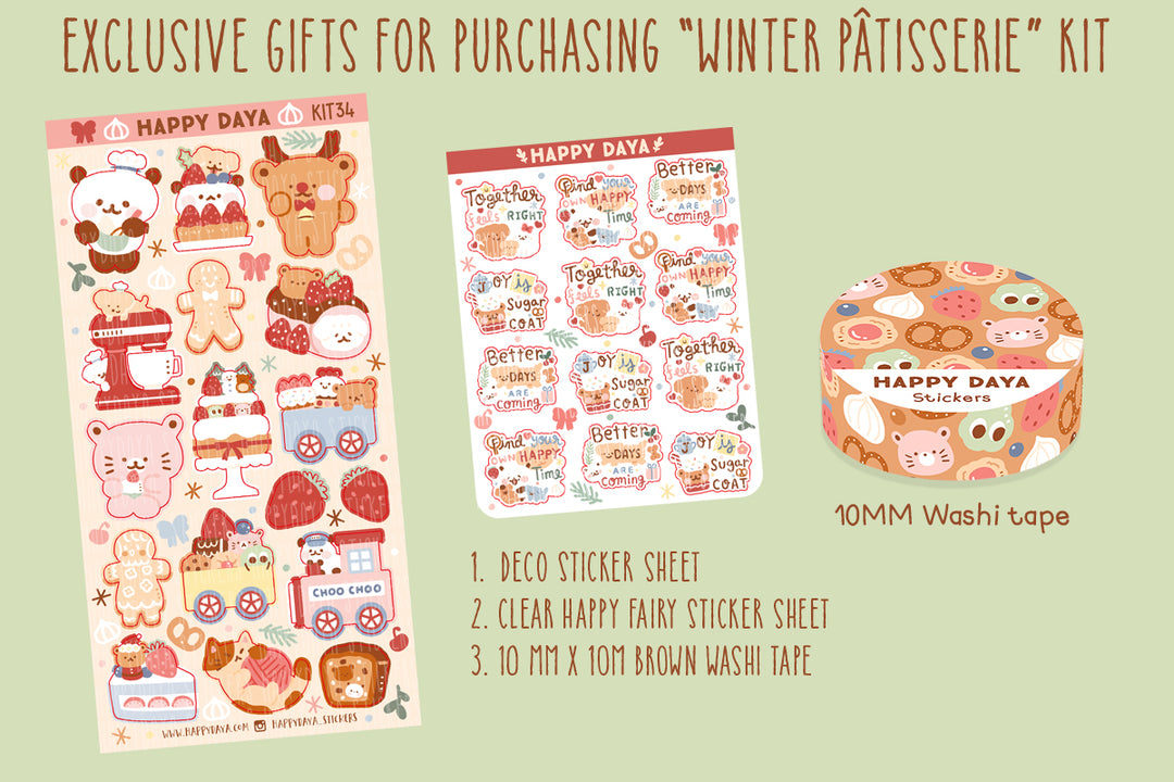 Winter Pâtisserie - Sticker kit