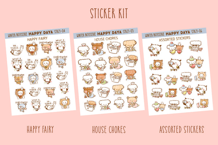 Winter Pâtisserie - Sticker kit