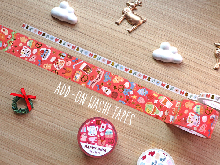 Winter Pâtisserie- Add on washi tapes