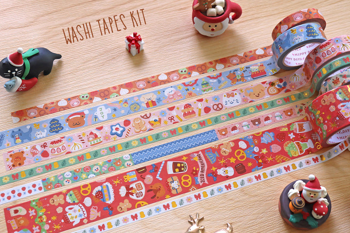 Winter Pâtisserie- Washi tapes kit