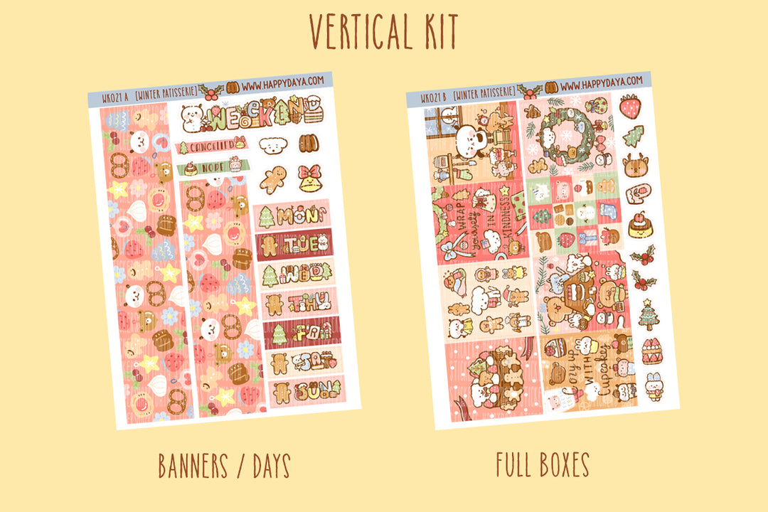 Winter Pâtisserie - Vertical kit