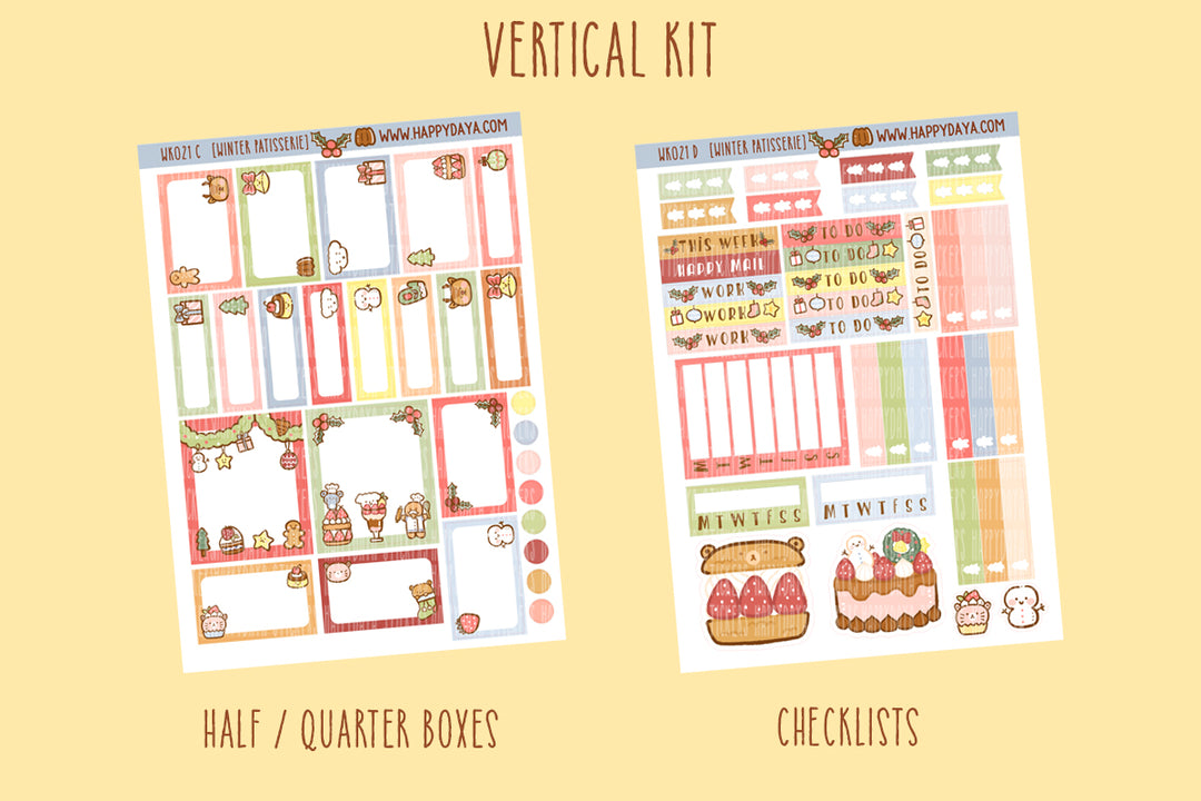 Winter Pâtisserie - Vertical kit
