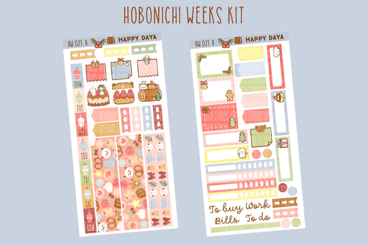 Winter Pâtisserie - Hobonichi Weeks kit