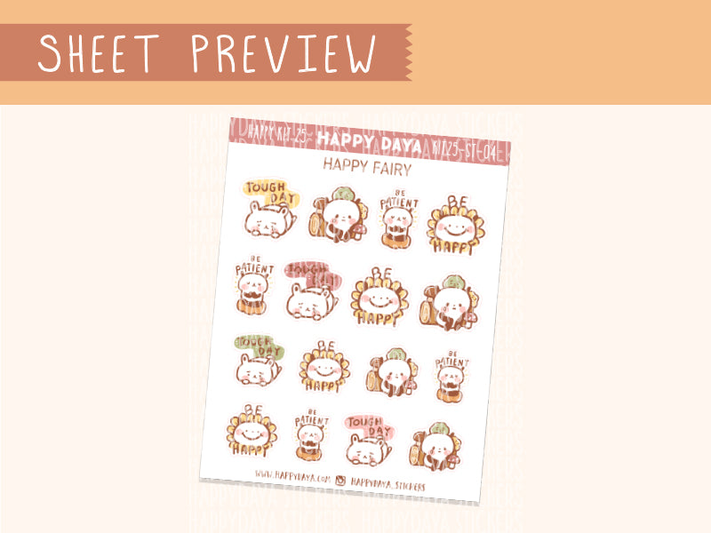 KIT25 (Autumn Forest) Sheet4 Happy Fairy
