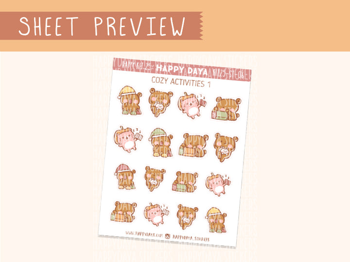 KIT25 (Autumn Forest) Sheet6 Cozy activities