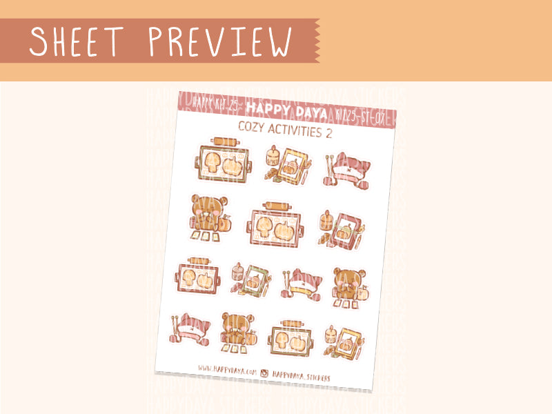 KIT25 (Autumn Forest) Sheet7 Cozy activities