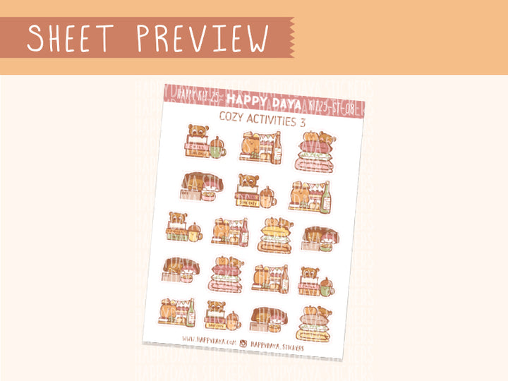 KIT25 (Autumn Forest) Sheet8 Cozy activities
