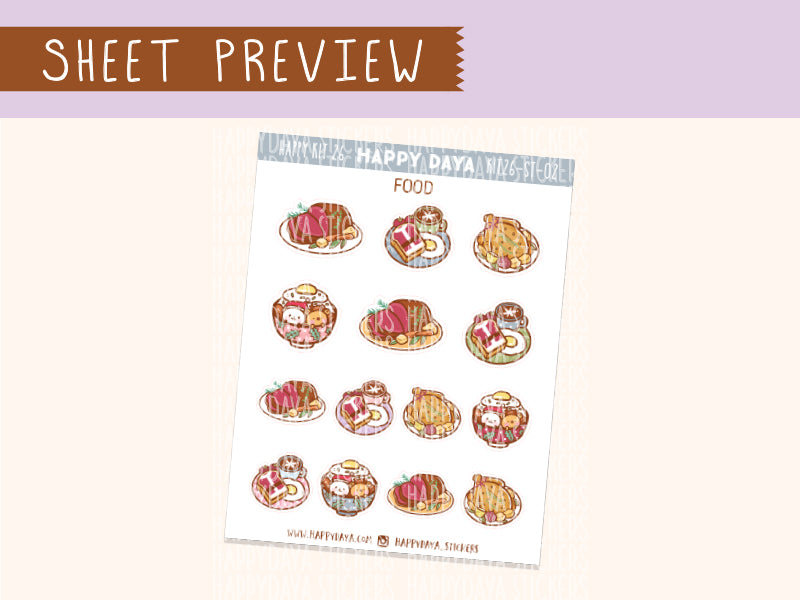 KIT26 (Jingle Bells) Sheet2 Food