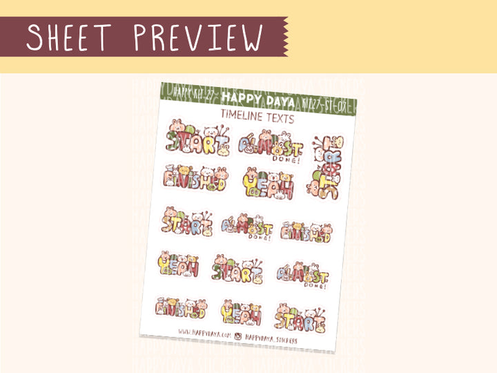 KIT27 (Crafty Time) Sheet7 Timeline texts