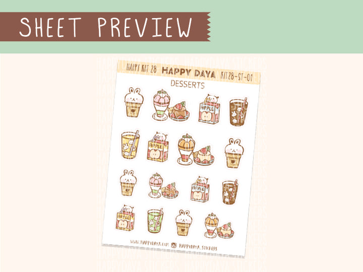 KIT28 (Summer Vacation) Sheet1 Drinks and desserts