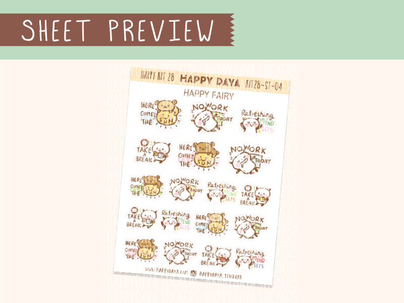 KIT28 (Summer Vacation) Sheet4 Happy Fairy