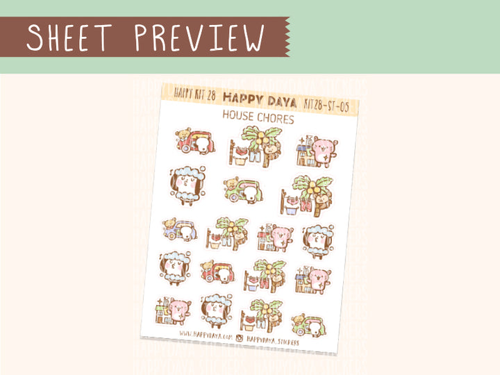 KIT28 (Summer Vacation) Sheet5 House chores