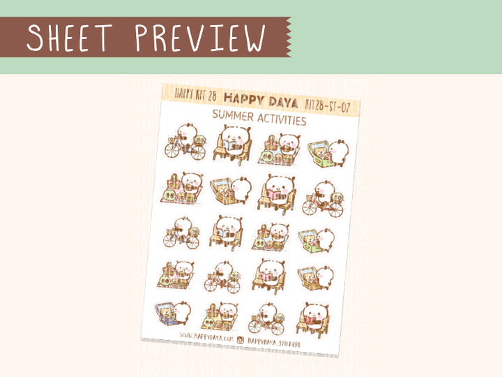 KIT28 (Summer Vacation) Sheet7 Summer activities