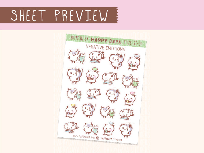 KIT29 (Rainy Day) Sheet7 Negative emotions