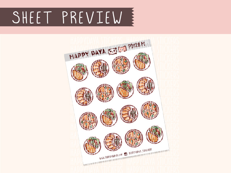 PD128 Chicken dishes