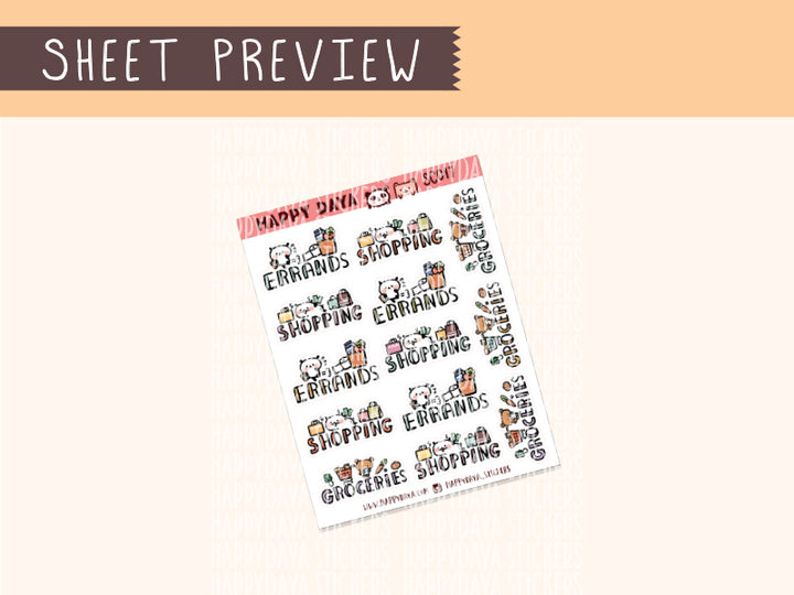 SC017 Errands, Groceries, Shopping scripts