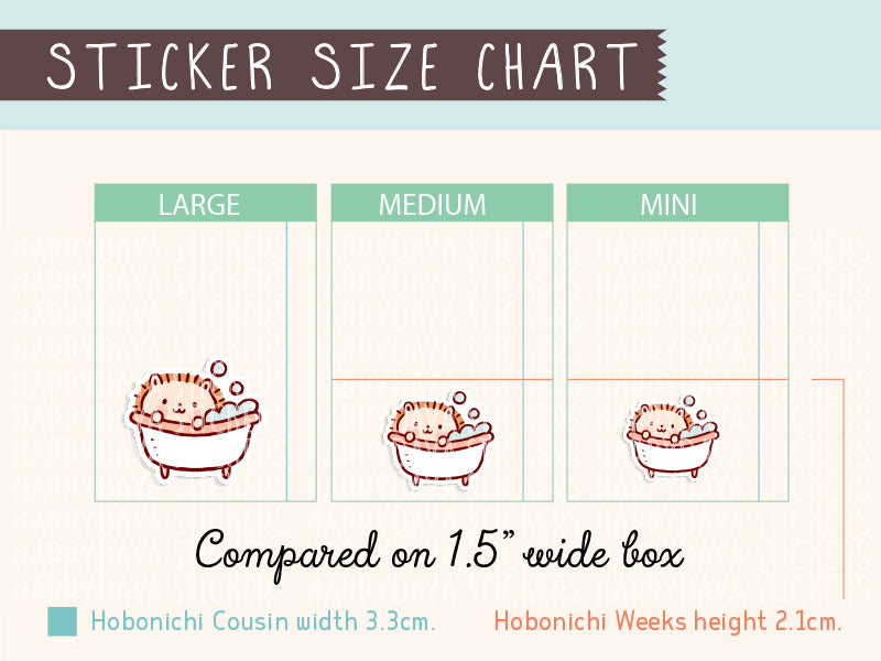 FI177 Hedgehog bath time 🦔